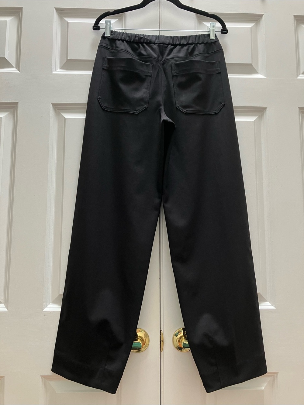 Unbound Merino Women's Merino Travel Pants Barrel Italian Wool Black size Small - Picture 8 of 13